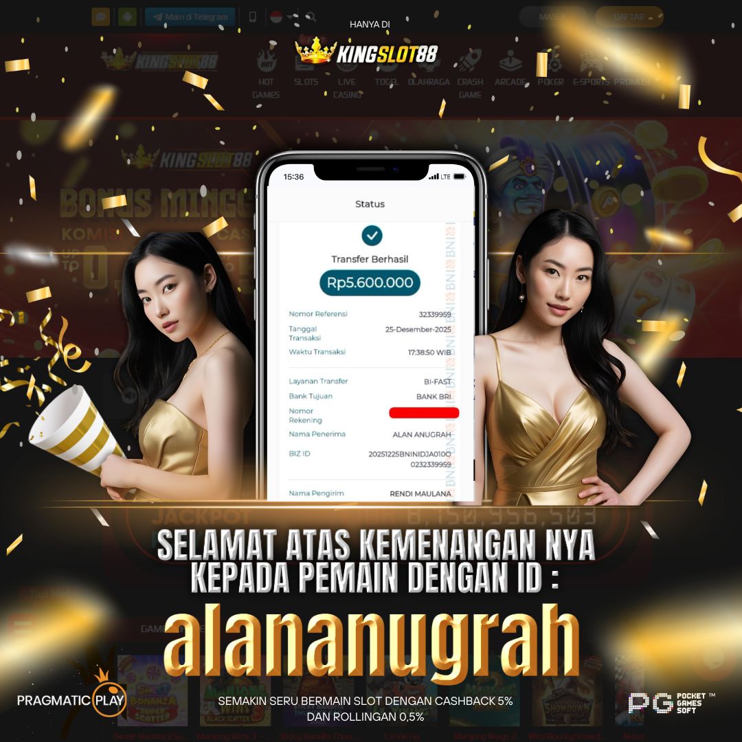 SELAMAT ATAS KEMENANGANNYA UNTUK ID :alanaugrah